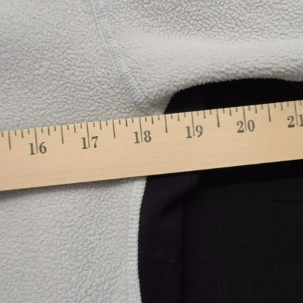 The North Face Polartec men's‎ gray/black 1/4 zip fleece pullover jacket sz. M - Picture 14 of 14
